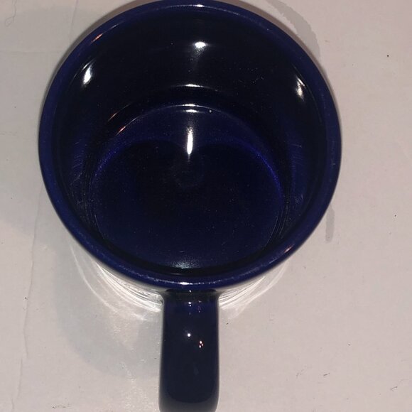 United We Stand Blue Textured etched Patriotic Mug Made in USA Eagle Head - Picture 5 of 6